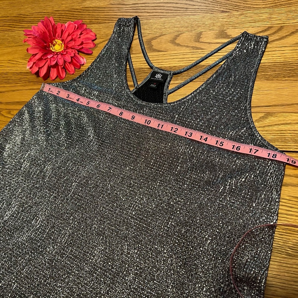 Metallic Sparkly Sleeveless Tops Lot 2 🪩 - Picture 10 of 12